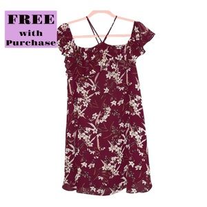 Embrace Cold Shoulder Ruffle Sleeve Dress